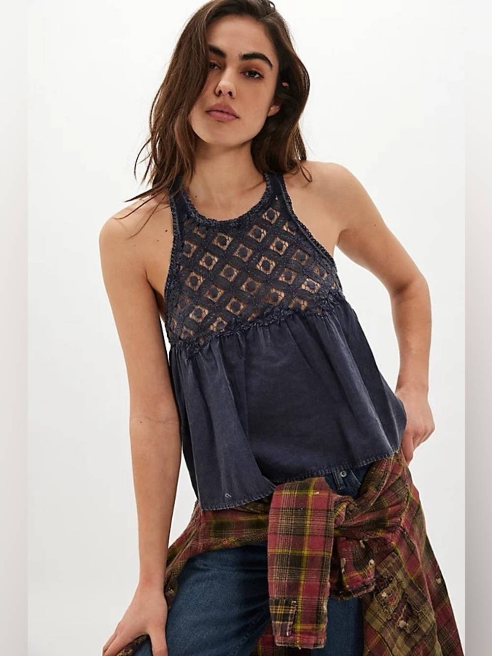 NWT! FP Free People Wandering Light Top Sz XS/S/M